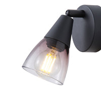 Σποτ Μέταλλο Γυαλί 1xE14 Max 8W 80x165mm Φιμέ ARTE ILLUMINA CLASSY - εικόνα 4