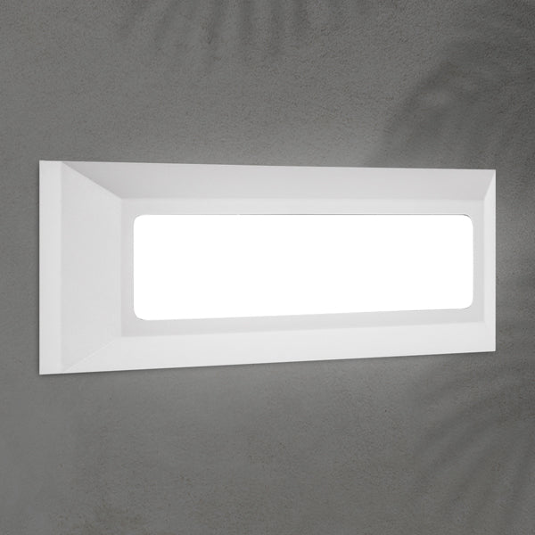 Φωτιστικό Τοίχου Slim LED 4W IP65 230V 3CCT 230x80mm Pro Λευκό ARTE ILLUMINA - εικόνα 2
