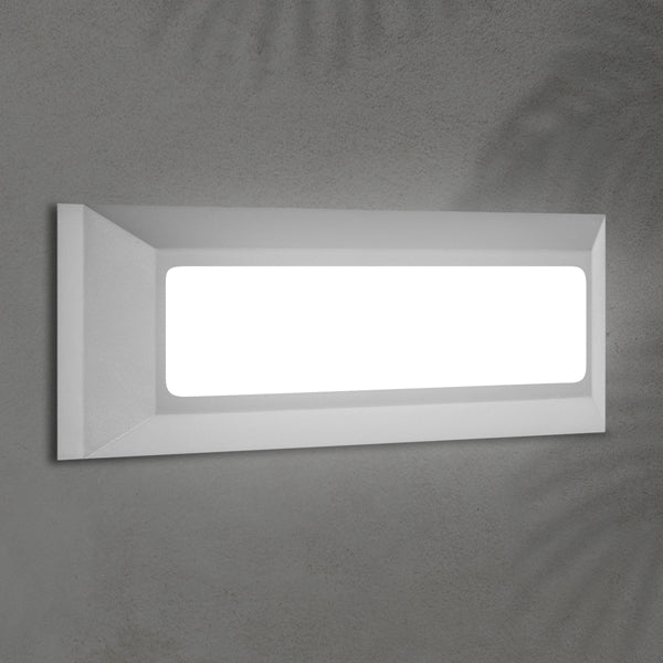 Φωτιστικό Τοίχου Slim LED 4W IP65 230V 3CCT 230x80mm Pro Γκρι ARTE ILLUMINA - εικόνα 2