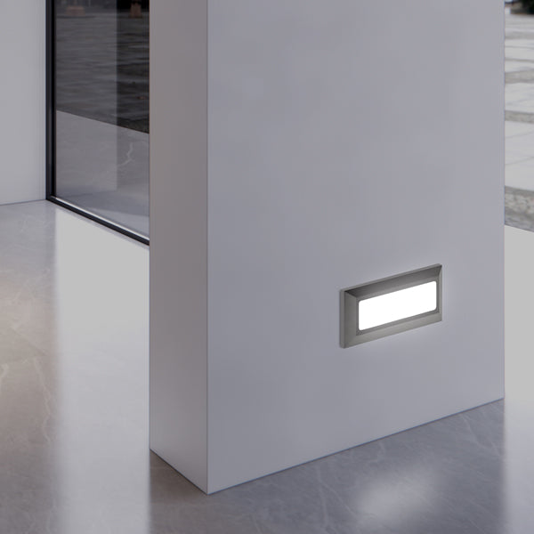 Φωτιστικό Τοίχου Slim LED 4W IP65 230V 3CCT 230x80mm Pro Γραφίτης ARTE ILLUMINA - εικόνα 3