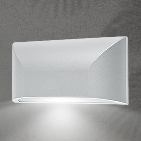 Απλίκα Τοίχου LED Slim 6W IP65 220-240V 4000K 220x51x113mm Λευκό Pro ARTE ILLUMINA - εικόνα 2