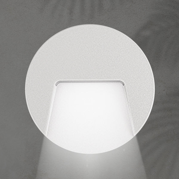 Φωτιστικό Τοίχου Slim LED 3W IP65 230V 4000K Φ135mm Λευκό Pro ARTE ILLUMINA - εικόνα 2