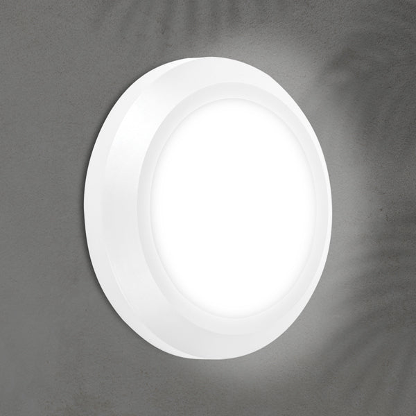 Φωτιστικό Τοίχου Οβάλ LED 4W 150x150x27 3CCT IP65 Λευκό ARTE ILLUMINA - εικόνα 2