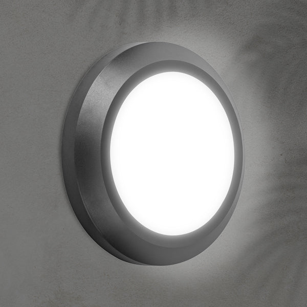 Φωτιστικό Τοίχου Οβάλ LED 4W 150x150x27 3CCT IP65 Μαύρο ARTE ILLUMINA - εικόνα 2