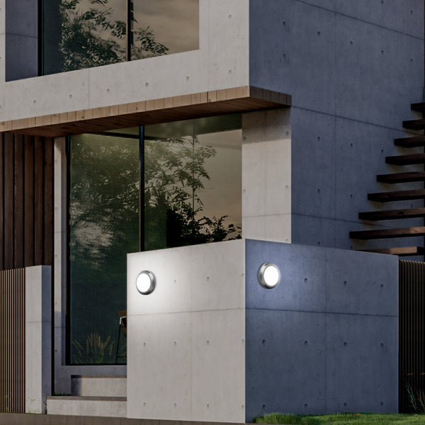 Φωτιστικό Τοίχου Οβάλ LED 4W 150x150x27 3CCT IP65 Μαύρο ARTE ILLUMINA - εικόνα 3