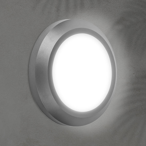 Φωτιστικό Τοίχου Οβάλ LED 4W 150x150x27 3CCT IP65 Γραφίτης ARTE ILLUMINA - εικόνα 2