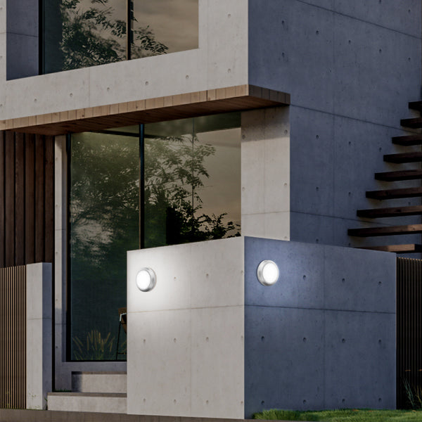 Φωτιστικό Τοίχου Οβάλ LED 4W 150x150x27 3CCT IP65 Γραφίτης ARTE ILLUMINA - εικόνα 3