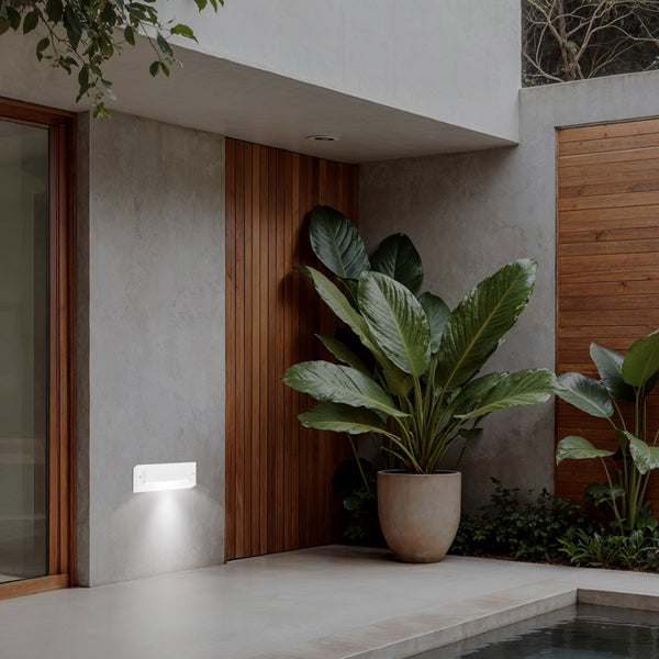 Φωτιστικό Τοίχου LED 6W 255x42x90 3CCT IP65 Λευκό ARTE ILLUMINA Senario - εικόνα 3