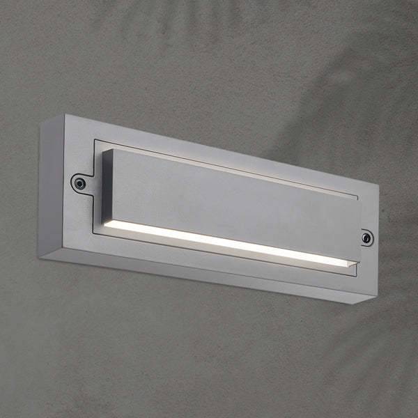 Φωτιστικό Τοίχου LED 6W 255x42x90 3CCT IP65 Γκρι ARTE ILLUMINA Senario - εικόνα 2