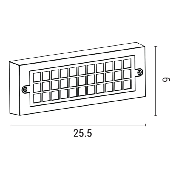 Φωτιστικό Τοίχου LED 6W 255x30x90 3CCT IP65 Λευκό ARTE ILLUMINA Senario - εικόνα 4