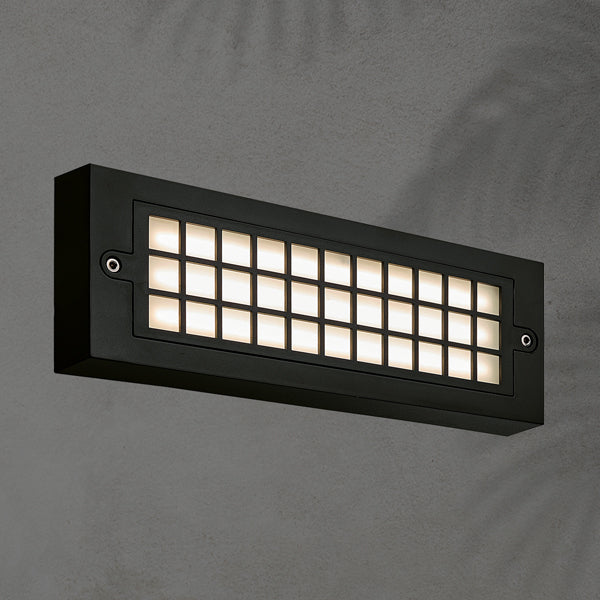 Φωτιστικό Τοίχου LED 6W 255x30x90 3CCT IP65 Μαύρο ARTE ILLUMINA Senario - εικόνα 2