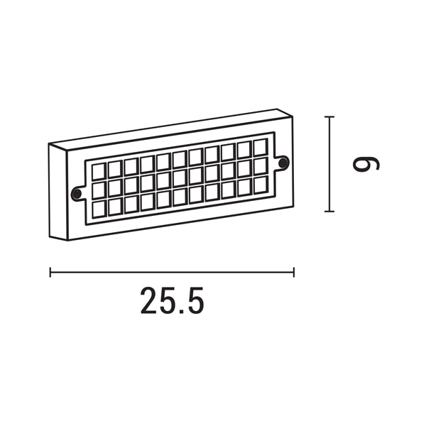 Φωτιστικό Τοίχου LED 6W 255x30x90 3CCT IP65 Γκρι ARTE ILLUMINA Senario - εικόνα 4