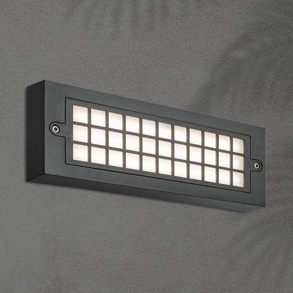 Φωτιστικό Τοίχου LED 6W 255x30x90 3CCT IP65 Γραφίτης ARTE ILLUMINA Senario - εικόνα 2