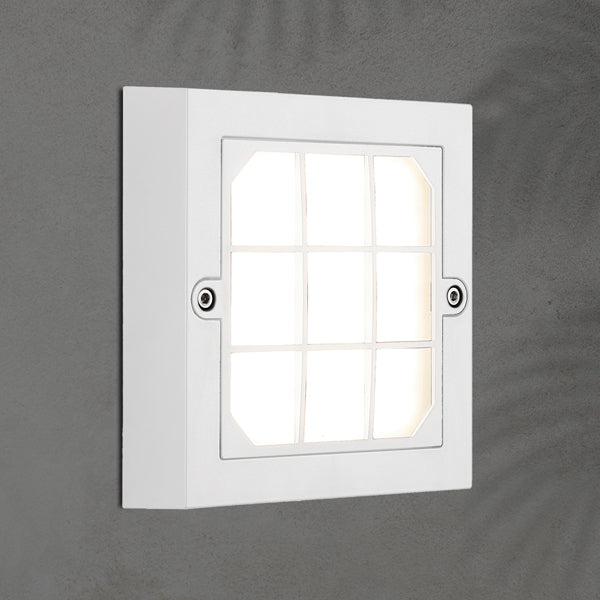 Φωτιστικό Τοίχου LED 6W 135x135x32 3CCT IP65 Λευκό ARTE ILLUMINA Senario - εικόνα 2