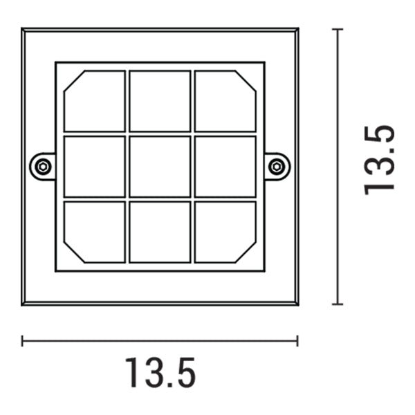Φωτιστικό Τοίχου LED 6W 135x135x32 3CCT IP65 Λευκό ARTE ILLUMINA Senario - εικόνα 4