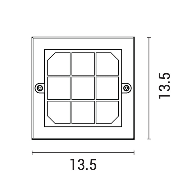 Φωτιστικό Τοίχου LED 6W 135x135x32 3CCT IP65 Μαύρο ARTE ILLUMINA Senario - εικόνα 4