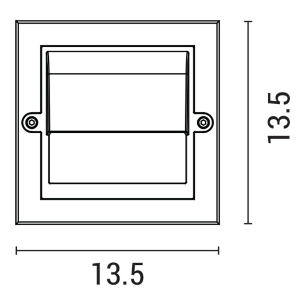 Φωτιστικό Τοίχου LED 6W 135x135x55 3CCT IP65 Λευκό ARTE ILLUMINA Senario - εικόνα 4