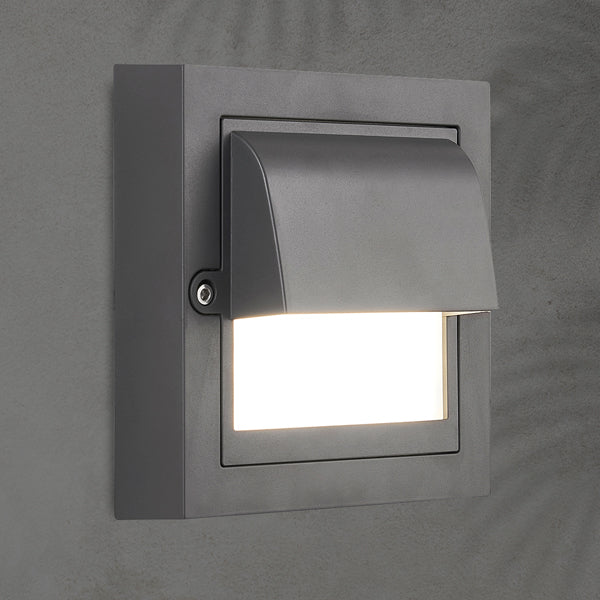 Φωτιστικό Τοίχου LED 6W 135x135x55 3CCT IP65 Γραφίτης ARTE ILLUMINA Senario - εικόνα 2