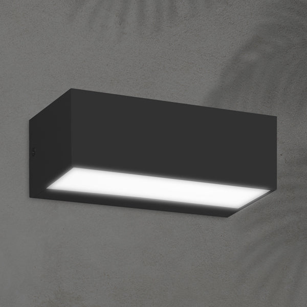 Φωτιστικό Τοίχου LED 12W 230x90x100 3CCT IP65 Μαύρο ARTE ILLUMINA Lima - εικόνα 2