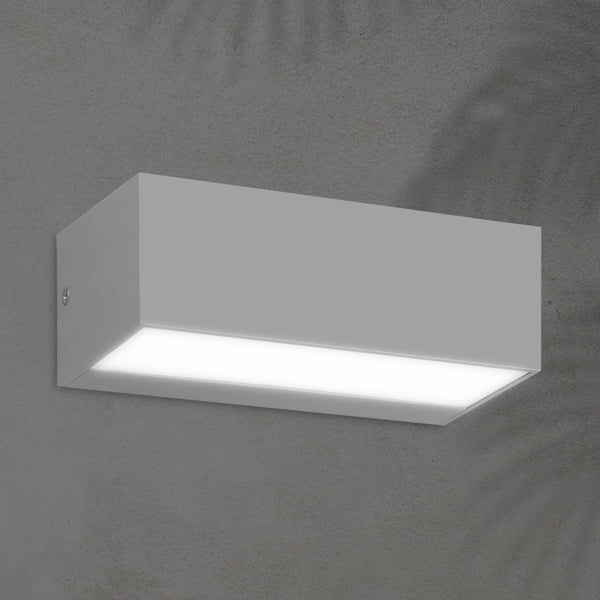 Φωτιστικό Τοίχου LED 12W 230x90x100 3CCT IP65 Γκρι ARTE ILLUMINA Lima - εικόνα 2