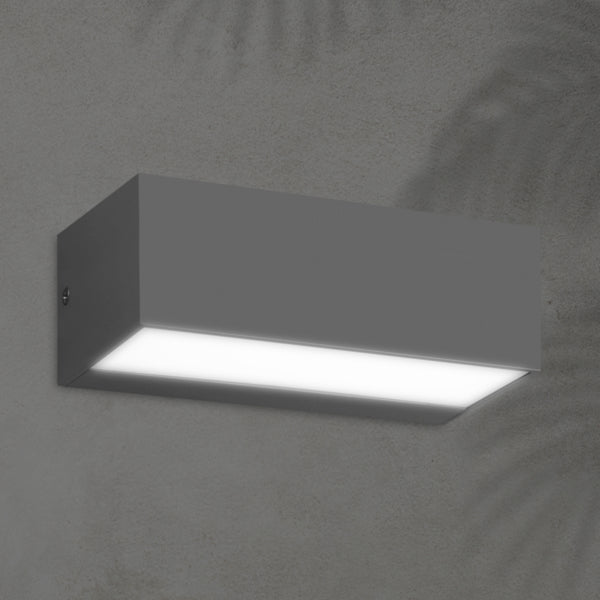 Φωτιστικό Τοίχου LED 12W 230x90x100 3CCT IP65 Γραφίτης ARTE ILLUMINA Lima - εικόνα 2