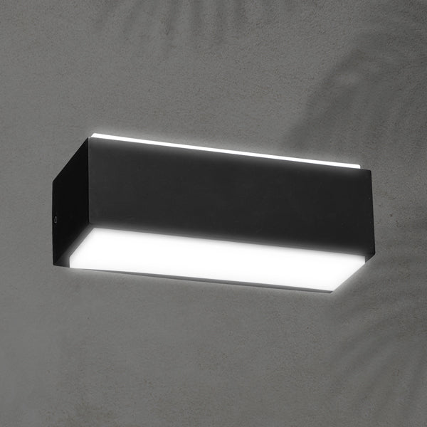 Απλίκα Τοίχου Αλουμινίου LED Updown 10W Μαύρη ARTE ILLUMINA Nikita - εικόνα 2
