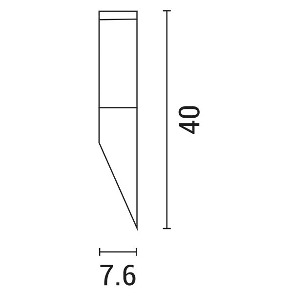 Απλίκα Inox Σειρά 37cm E27 ARTE ILLUMINA Xios - εικόνα 2
