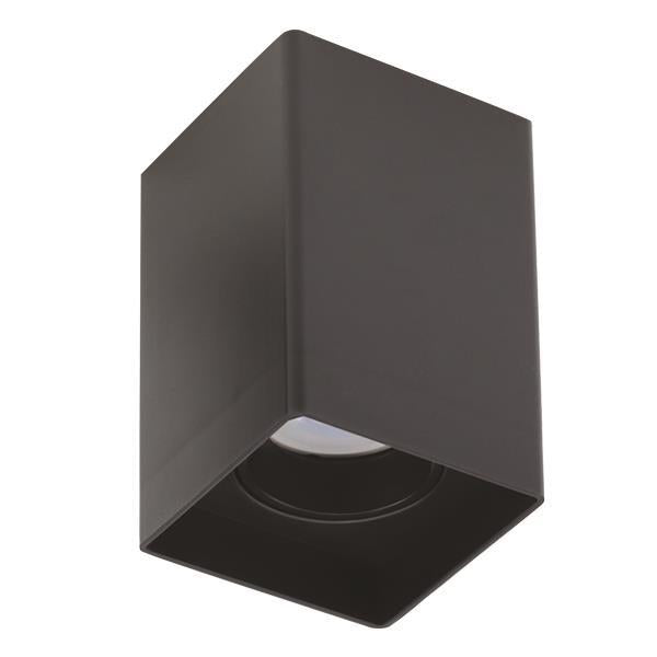 Φωτιστικό Οροφής Πλαστικό Τετράγωνο 1xGU10 Max 8W 80x80x125 Μαύρο ARTE ILLUMINA Boxi