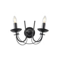 Απλίκα Toixoy Μέταλλο 2φωτη 2xE14 Max 8W 320x245x190mm Μαύρο ARTE ILLUMINA Vault