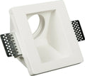 Vk Lighting Τετράγωνο Γύψινο Χωνευτό Σποτ με Ντουί GU10 Λευκό 12x12εκ. 1τμχ 64174-224131