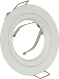 Vk Lighting Στρογγυλό Μεταλλικό Χωνευτό Σποτ με Ντουί GU10 Κινούμενο Λευκό 7.8x7.8εκ. 1τμχ 64173-050121