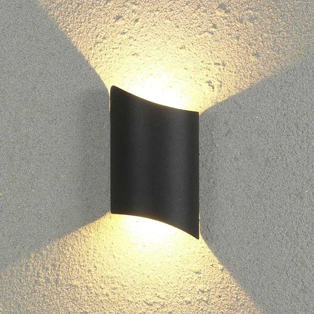 Forhome Επιτοίχιο Εξωτερικό Φωτιστικό LED με Θερμό Λευκό Φως 167421-BLACK