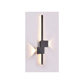 Inlight Μοντέρνο Φωτιστικό Τοίχου με Ενσωματωμένο LED και Ρυθμιζόμενο Λευκό Φως Μαύρο 60εκ. 43043-BL