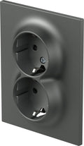 Πρίζα Σουκο Διπλή 2P+E 16A 250V~ Ks At Flat Logiq