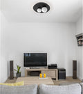 Nova Luce Πλαφονιέρα Οροφής Μαύρη με Ενσωματωμένο LED 9061430