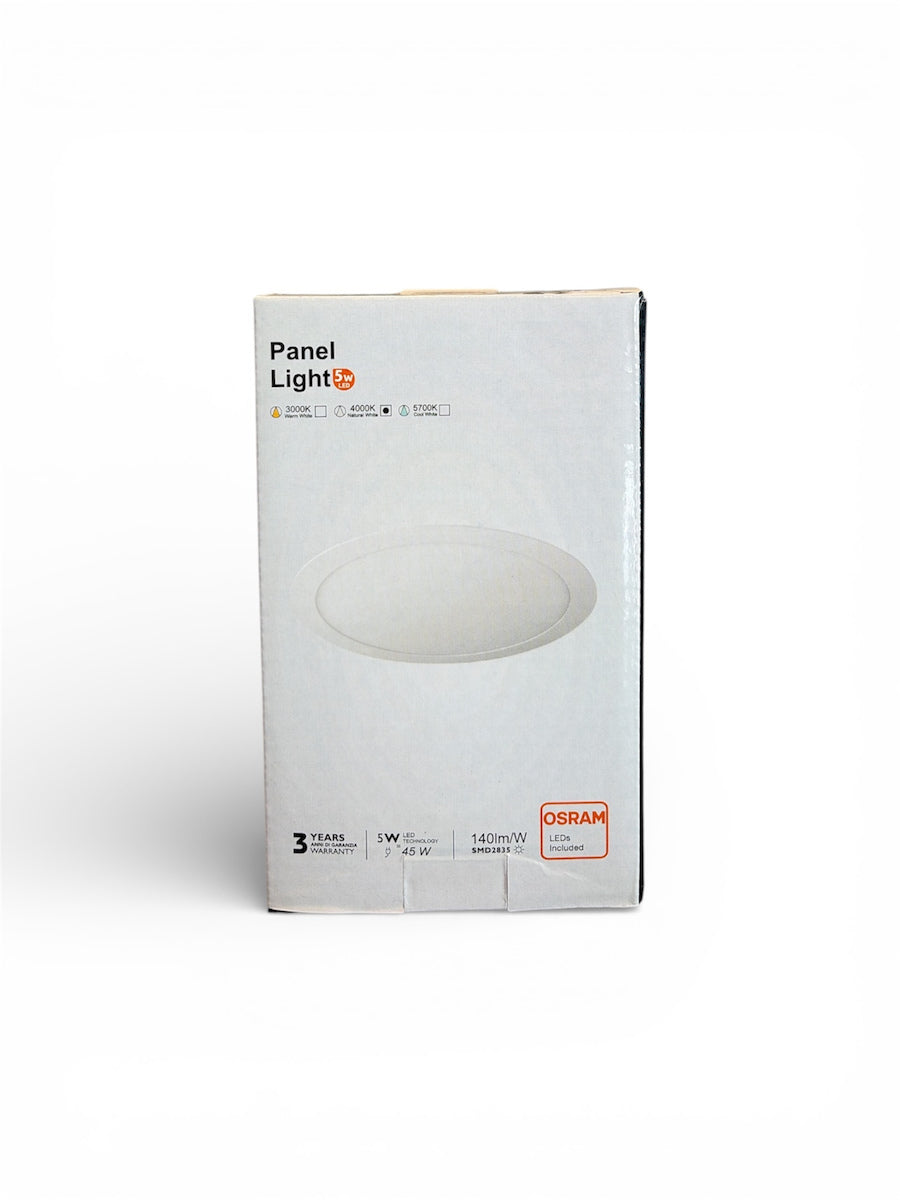 Χωνευτω LED Panel 5W 4000K