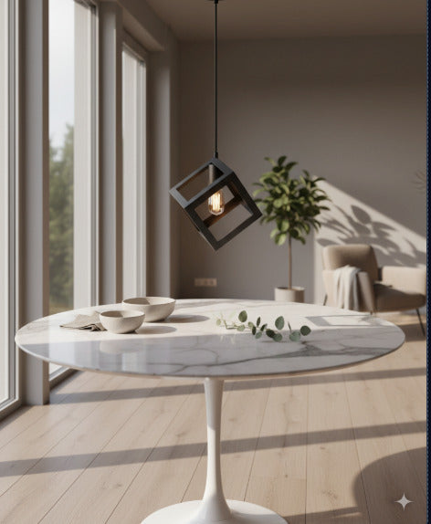 Inlight 4400 Κρεμαστό Φωτιστικό Μαύρο Πλέγμα με Ντουί E27 26x10εκ. 4400-BL