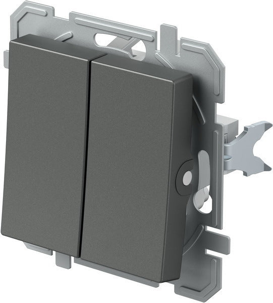 Μπουτον Διπλό 10A 250V~ At Xo Logiq