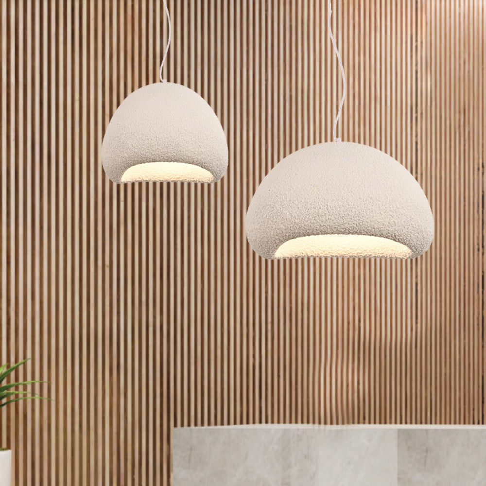 Inlight Κρεμαστό Φωτιστικό Λευκό με Ντουί E27 40x40εκ. 4067-C