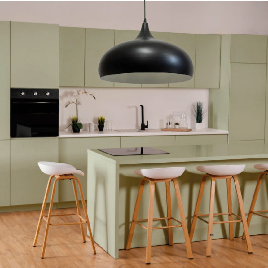 Inlight Κρεμαστό Φωτιστικό Μαύρο με Ντουί E27 36x36εκ. 4052-BL