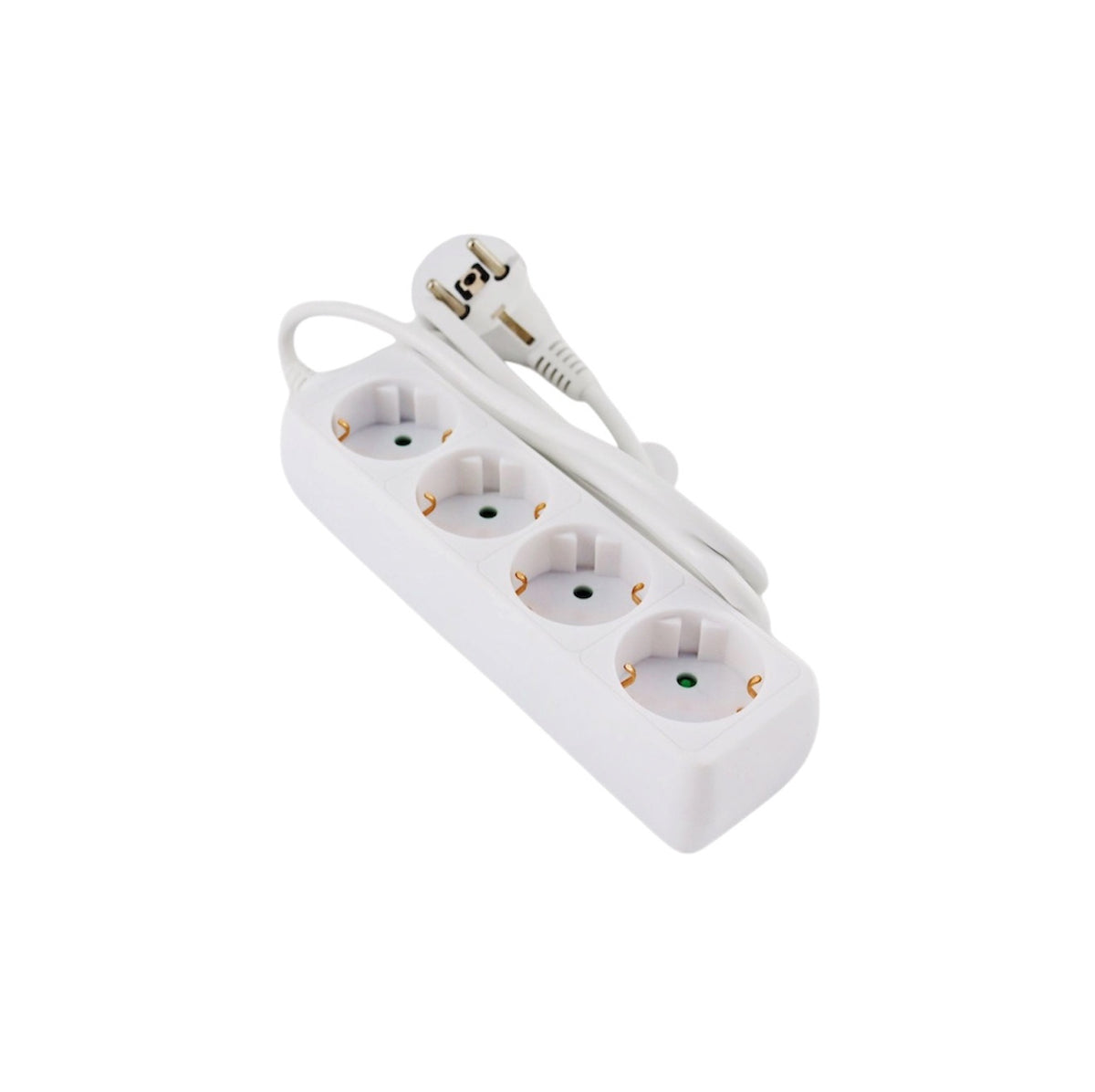 Πολυπριζο 4 Θεσεων 3GX1,5mm και 5μ Καλωδιο