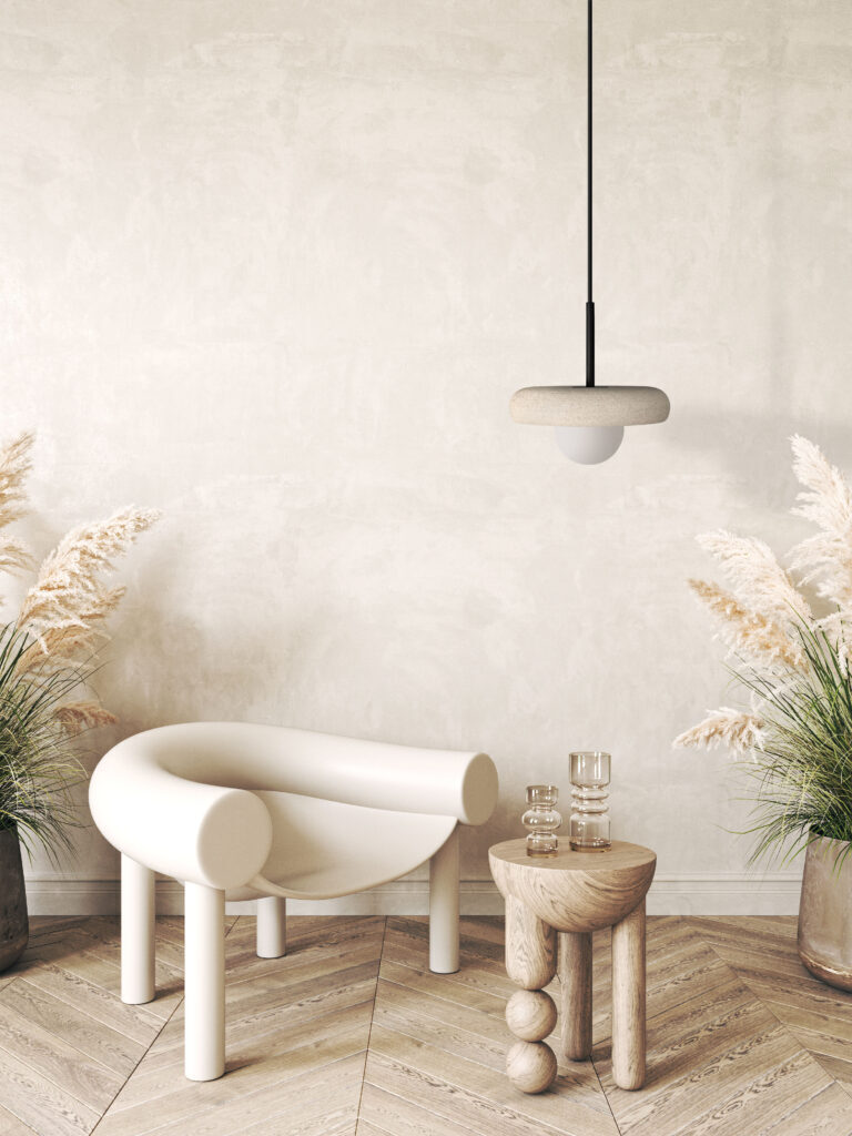 Platter m Pl White Κρεμαστό Φωτιστικό Οροφής