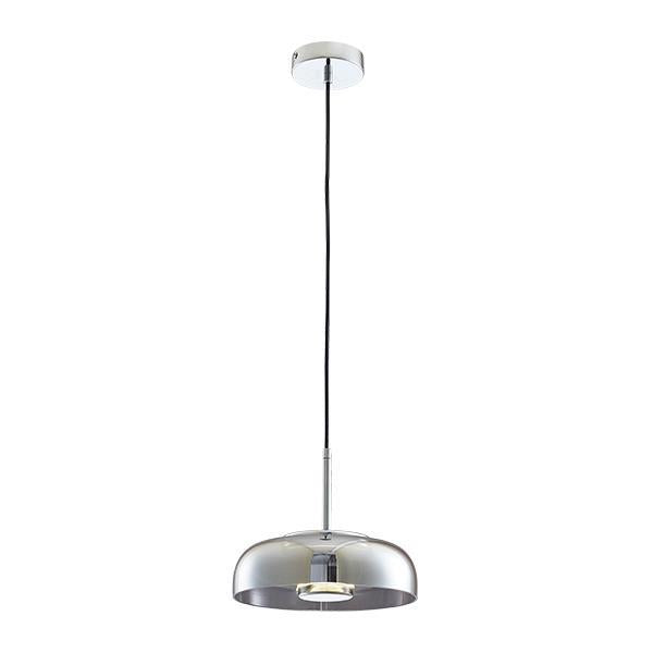 Φωτιστικό Κρεμαστό Αλουμίνιο Μονόφωτο LED 5W Φ23ΧH8CM 3CCT Σκούρο Γκρι ARTE ILLUMINA Saturn