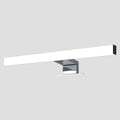 Φωτιστικό Μπάνιου Πλαστικό LED 5W 450Lm 4000κ 300x103x4mm Ασημί (2τρόποι Στήριξης) ARTE ILLUMINA Diplo