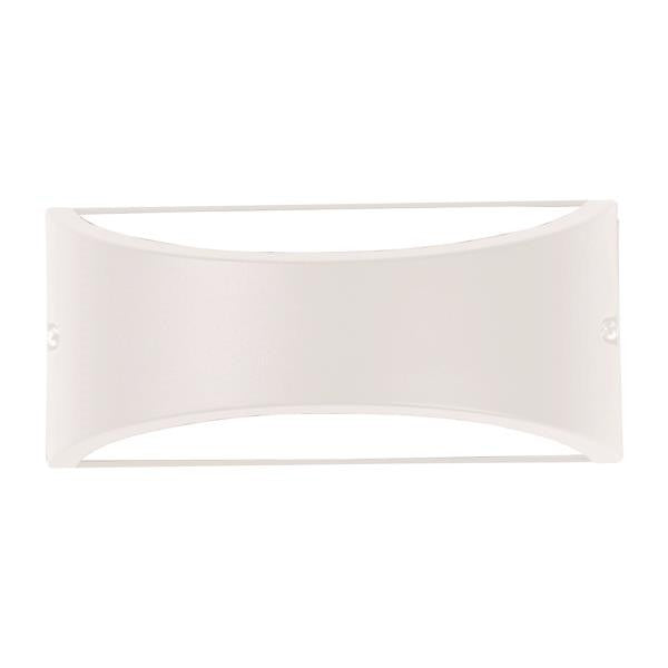 Απλίκα Τοίχου Οβάλ E27 Max 10W LED 220x99x100 IP54 Λευκή Pro ARTE ILLUMINA