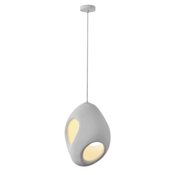 Φωτιστικό Κρεμαστό Πολυστερίνη Μονόφωτο 1xE27 Max 15W 290x290x410mm Λευκό ARTE ILLUMINA Alba