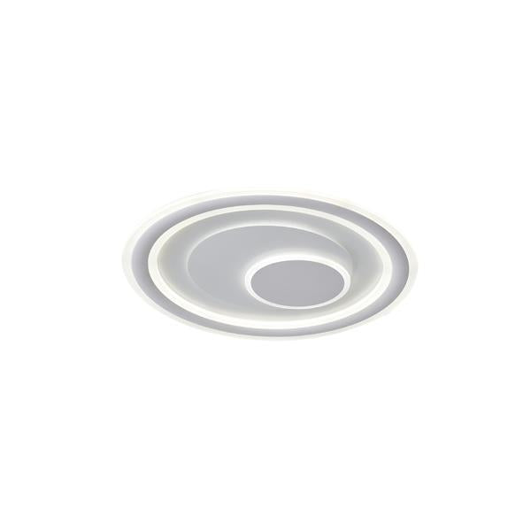 Πλαφονιέρα Μέταλλο - Πλαστικό LED 60W 3300Lm 3CCT (3000-4000-6500K) Φ510x60mm Λευκό ARTE ILLUMINA Motivo
