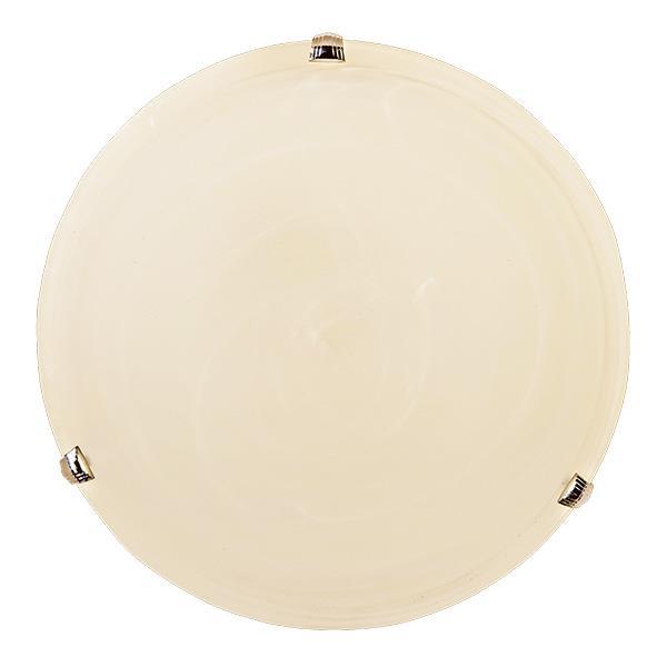Πλαφονιέρα Τοίχου Γυαλί 1xE27 Max 15W Φ300mm Μέλι - Μπρονζέ ARTE ILLUMINA Eris
