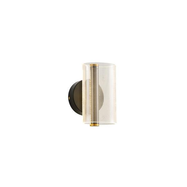 Απλίκα Toixoy Ακρυλικό LED 8W 720Lm 3000K 105x175mm Dots Μαύρο ARTE ILLUMINA Sparky