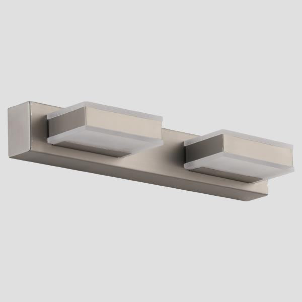 Απλίκα Τοίχου LED 8W 4000κ Τετράγωνη 2φ 320x50x100 Νίκελ ARTE ILLUMINA